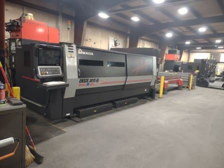 3000 WATT AMADA ENSIS-3015AJ FIBER LASER,MFG:2018