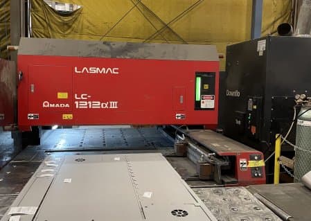 2000 Watt Amada Pulsar 1212A3 CO2 Laser, Mfg:2002