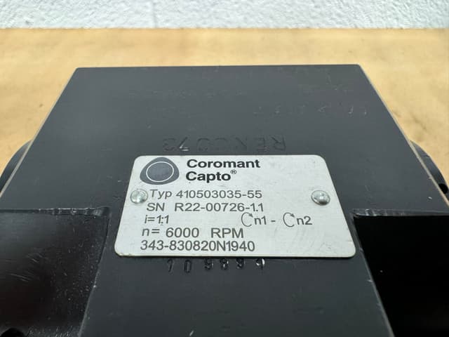 COROMANT Capto Type 410503035-55 Driven Toolholder  BT55