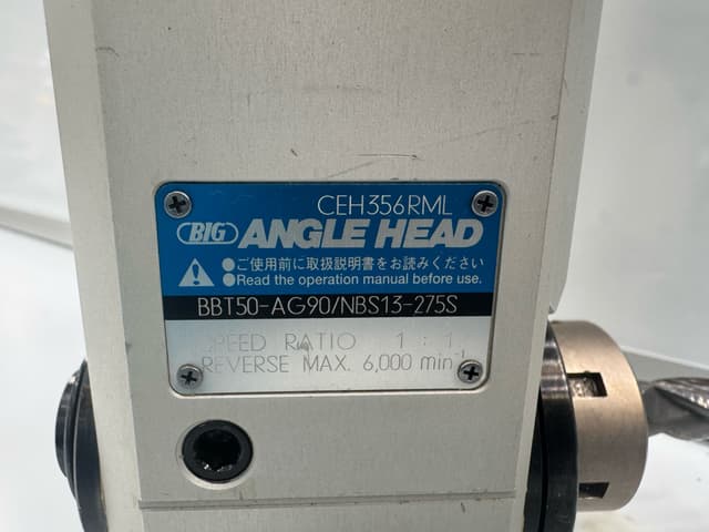 BIG DAISHOWA BBT50 AG90 NBS13-275S  Right Angle Head