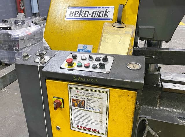 STK 1643 – BEKA MAK – BMSY 350. Semi Automatic Horizontal Bandsaw