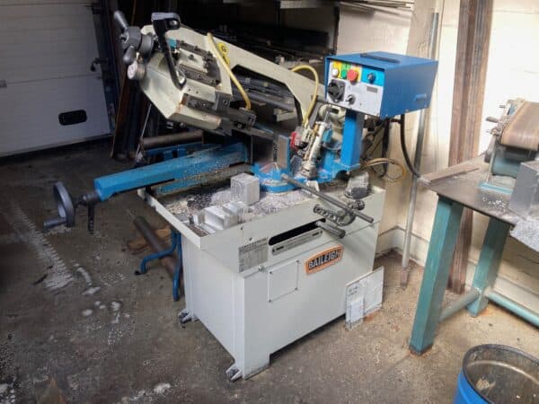 baileigh bs 250m band saw 415v with roller support