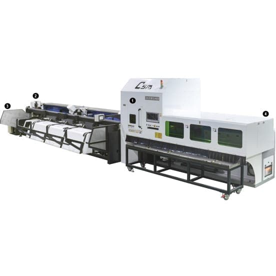 CSM 5 axis Fibre Laser Cutting Machines 18-360mm