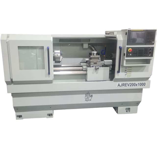 Ajax Revolution Flat Bed CNC Lathes.