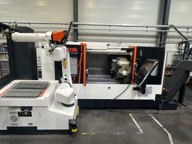 Twin Spindle CNC LATHE with robot laoder   – MAZAK – QTN250MSY – 1000