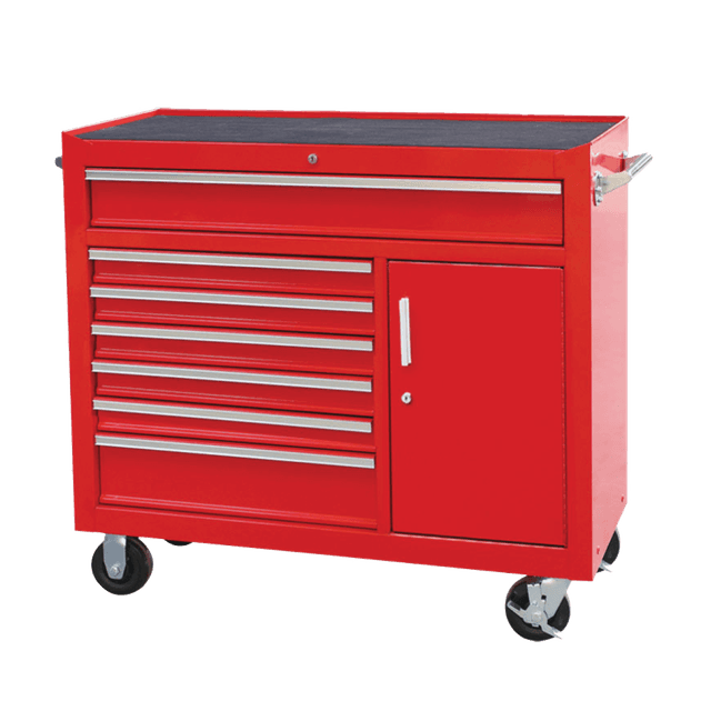 Red Heavy Duty Toolbox – ROLL CAB – TBR4407