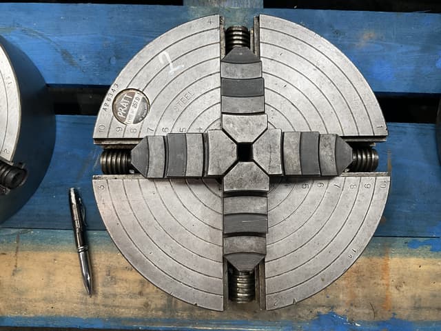 Pratt Chuck Type 257.D  4jaw chuck