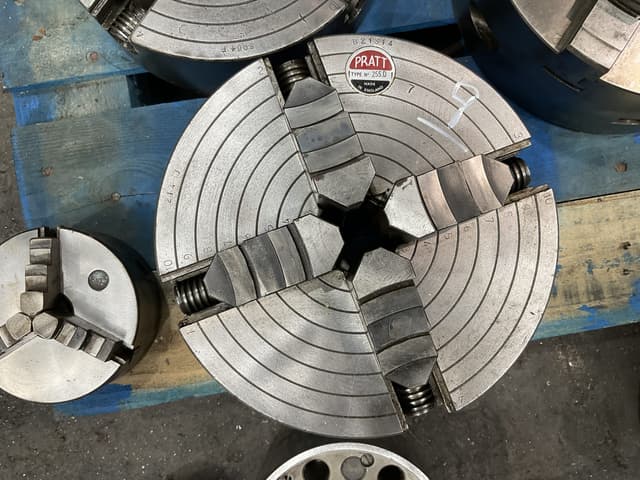 Pratt Type 255.D 4jaw chuck