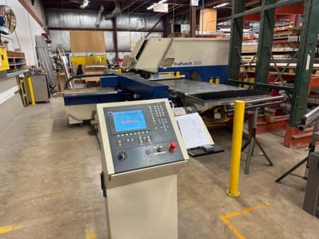 20 TON TRUMPF TRUPUNCH 2020R,50" X 50",MFG:2007
