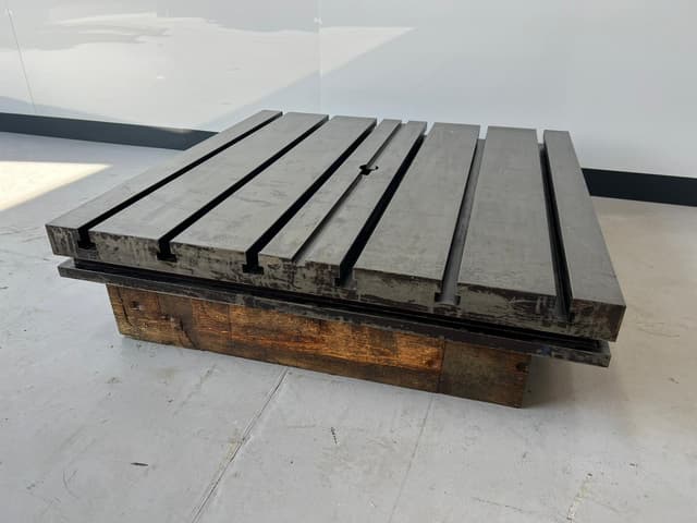T Slotted Cast Iron Bedplate 1065 x 1065 x 125mm