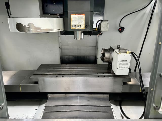 HAAS VF4 Vertical Machining Centre with 4th Axis Attachment. Year 2010