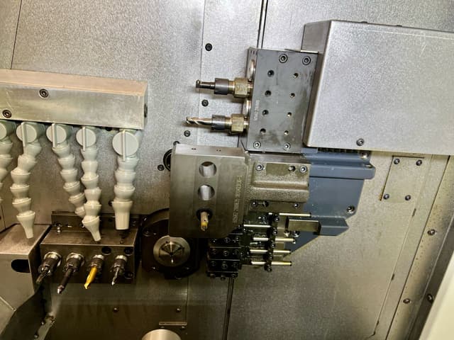 DMG GILDEMEISTER Sprint 20/5 CNC Lathe with PRO HP326 Barfeed.Fanuc 32-iB Control. Year 2015