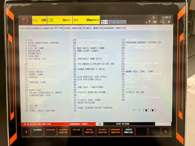 MAZAK VARIAXIS J-600 5 Axis Machining Centre with Smooth Control. Year 2017