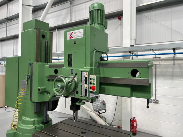 MAS KOVOSVIT VO50 Radial Arm Drilling Machine with Box Table & Safety Brake.Year 1995