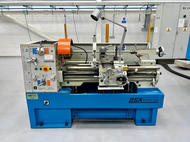 BSA CD6241 x 1010mm Between Centres Gap Bed Centre Lathe with Taper Turning. Ex Training School
