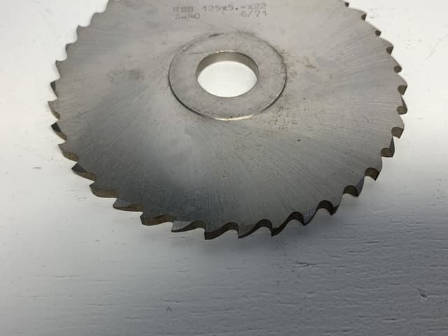 CIRCULAR SAW BLADE HAB Ø125x5x22 Z40