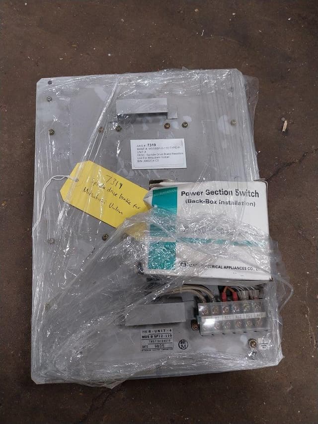Mitsubishi spindle drive braking resistor unit (4508)