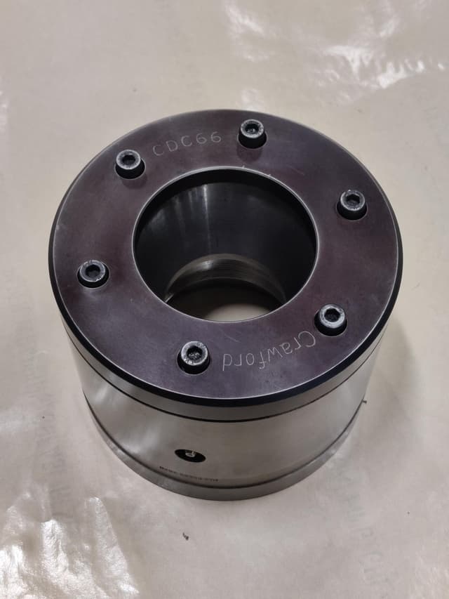 Used Crawford CDC66 Collet chuck, A2-6 fitting (4709)