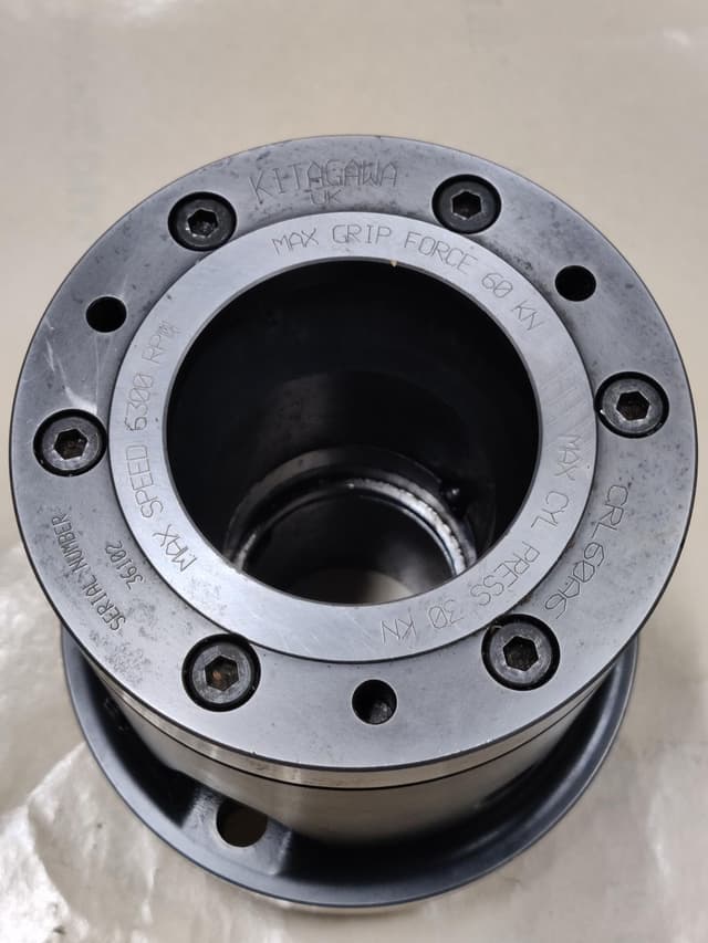 Used Kitagawa CRL60 A6 Collet Chuck, A2-6 fitting (4711)