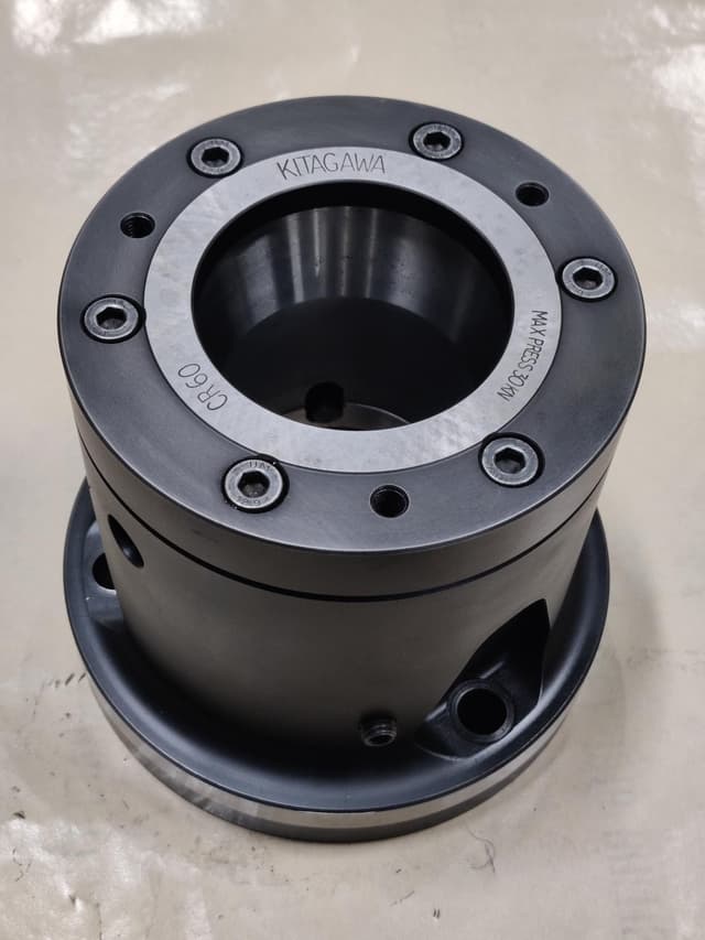Used Kitagawa CR60 collet chuck, A2-6 Fitting (4712)
