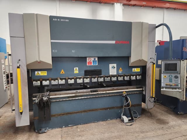 Durma AD S 100 Ton x 3m CNC Press Brake Year 2008