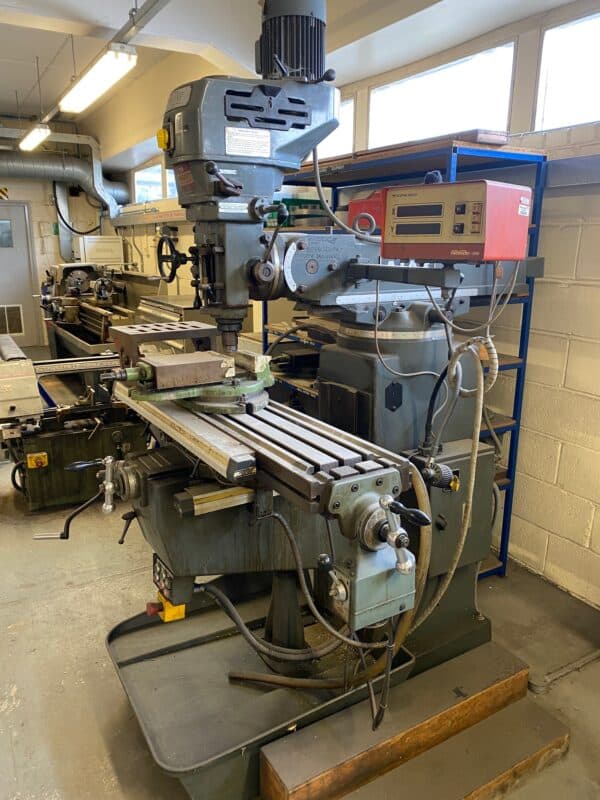 ajax model ajt1 turret milling machine ex british airways 2950vat