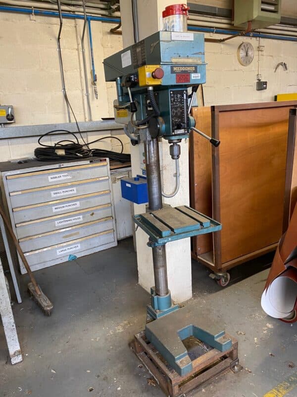 meddings type mf4 3 floor mounted pillar drill 995 ex british airways